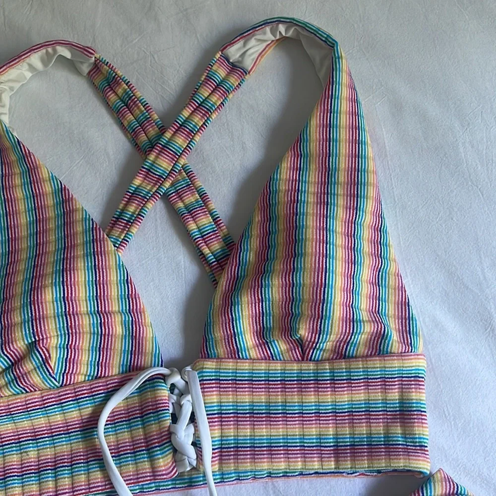 Onia rainbow bikini set